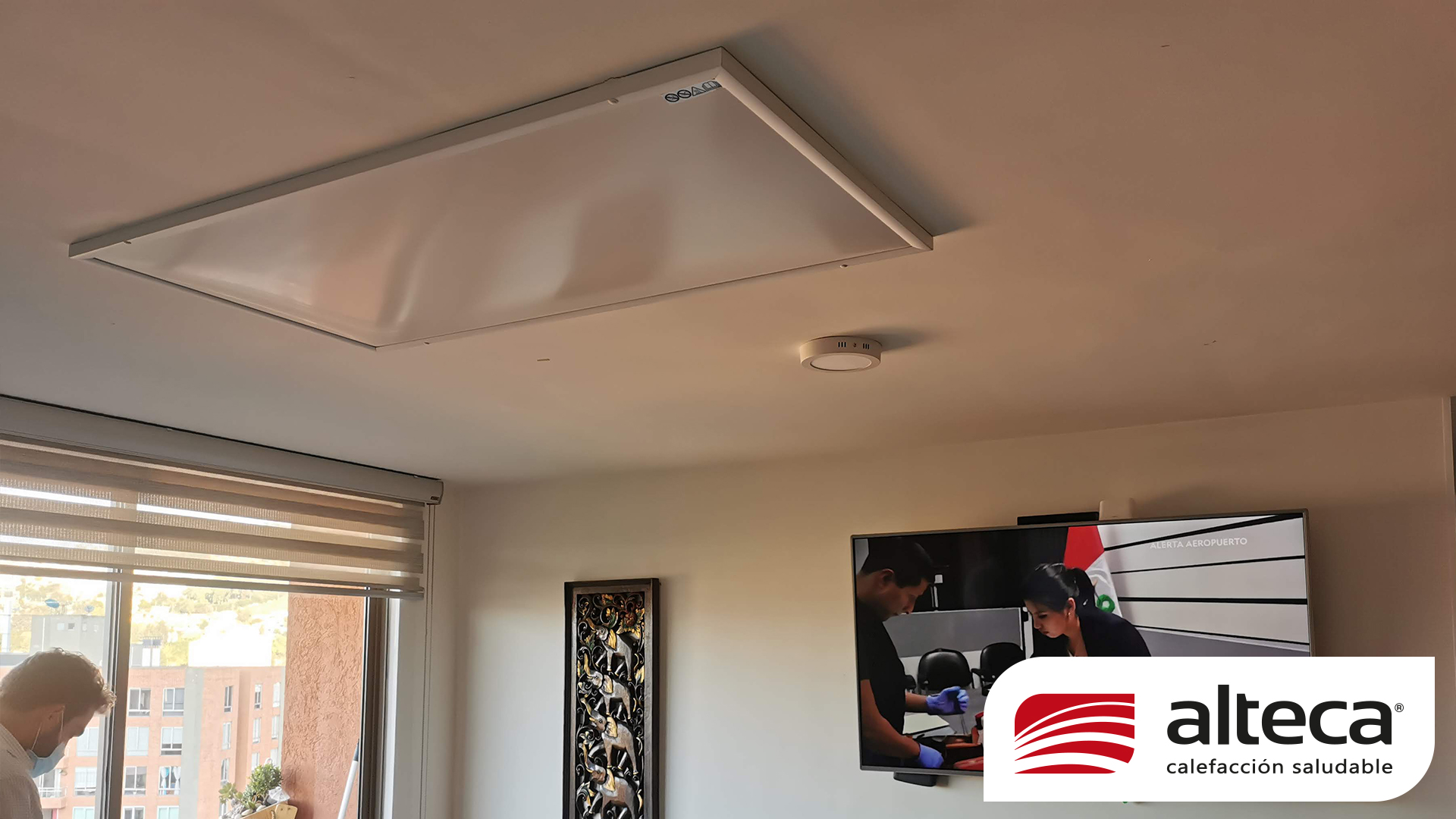 Panel Infrarrojo en Techo – Alteca Calefacción